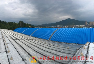 福建光澤K-SPAN倉(cāng)間罩棚工程