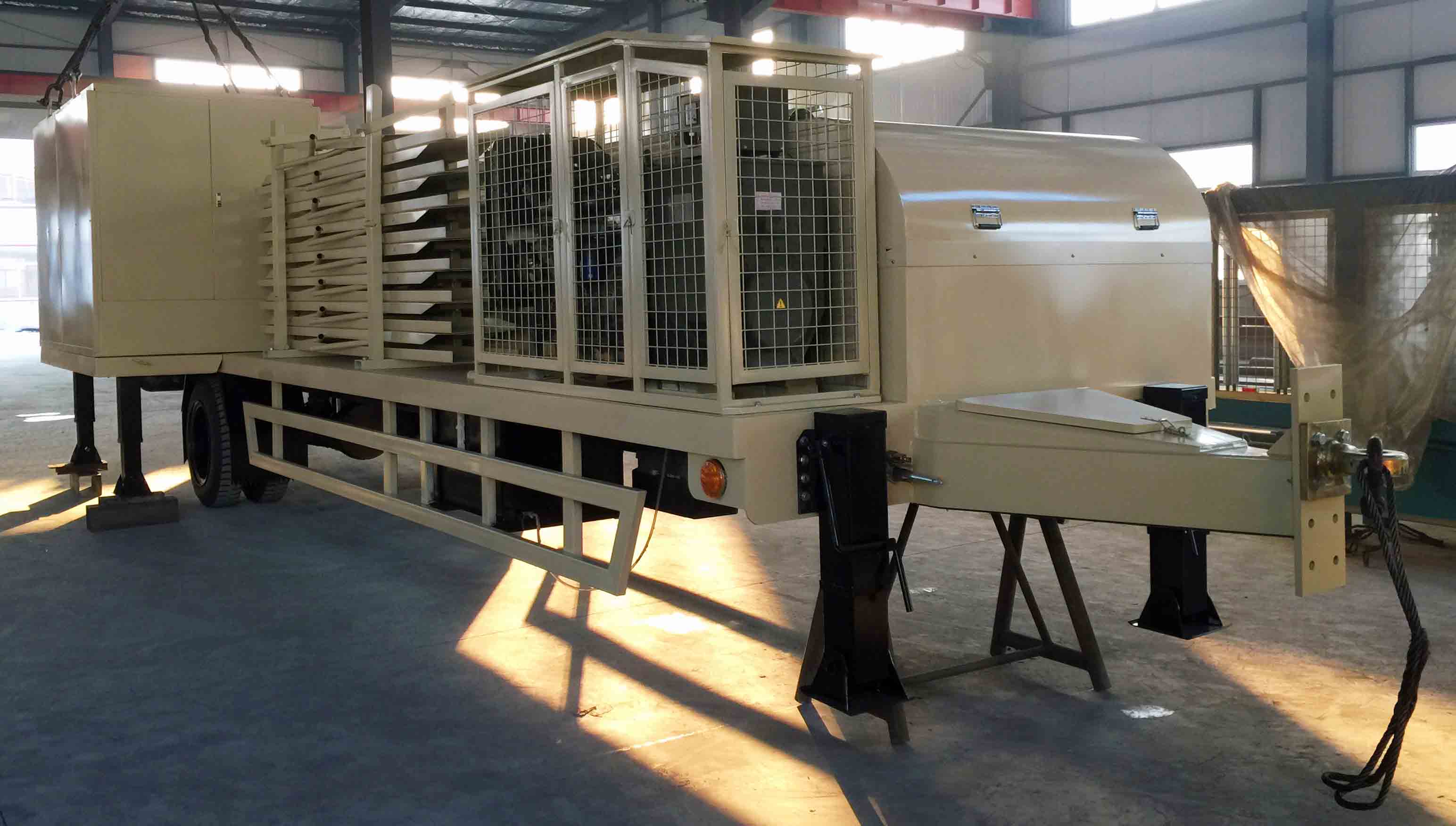 無梁拱形屋頂成型機器實拍