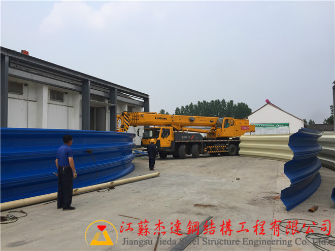 揚(yáng)州市新集糧庫(kù)卸糧罩棚安裝工程揚(yáng)州市新糧庫(kù)罩棚施工圖